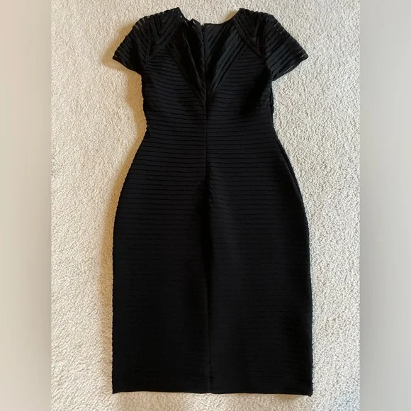 little black dress calvin klein Calvin Klein Sweater Dress Black Wool Size Extra Small Cowl Neck Long –  Celebrity Owned main image 0
